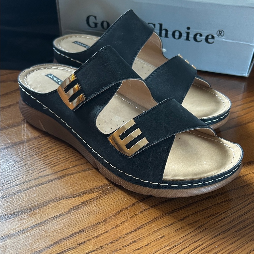 NWT GOOD CHOICE COMFORT SANDALS 8.5